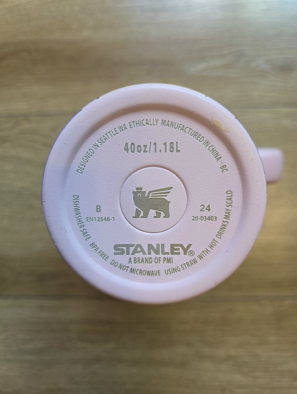 Stanley Pop Mart Labubu Quencher Stainless Tumbler Cup 40oz Coral Pink - Picture 7 of 8